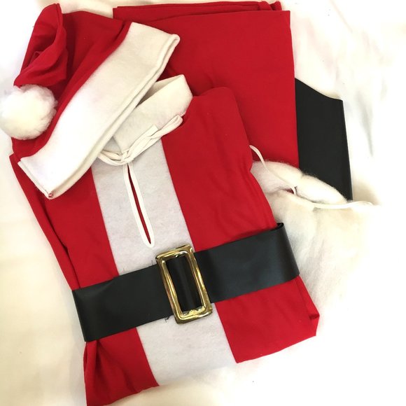 Halco Santa Claus Complete Outfit w/ beard  #4091 NWOT - Picture 9 of 9